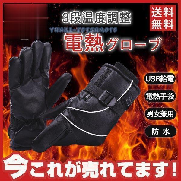 電熱グローブ ヒーターグローブ 防寒グローブ 電熱ウェア バイク 自転車 手袋 電熱手袋 防水 冬 USB充電 スマートフォン対応 【50%OFF】 電熱グローブ ヒーターグローブ 防寒グローブ 電熱ウェア バイク 自転車 手袋 電熱手袋 防水 冬 USB充電 スマートフォン対応 【50%OFF】