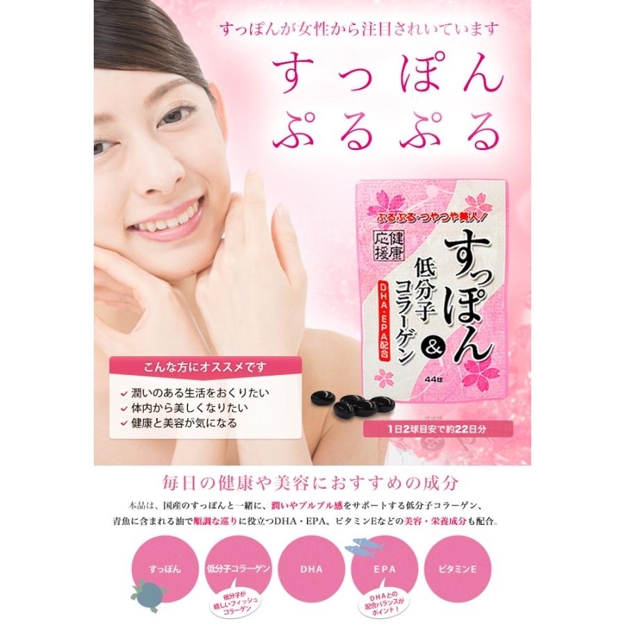 訳あり サプリ コラーゲン コラーゲンペプチド collagen 飲むコラーゲン アウトレット 44球 約22日分 賞味期限2026年2月以降 送料無料 メール便｜yuukiseiyaku｜02