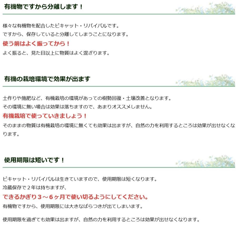 ピキャット・リバイバル５００ml |  | 12