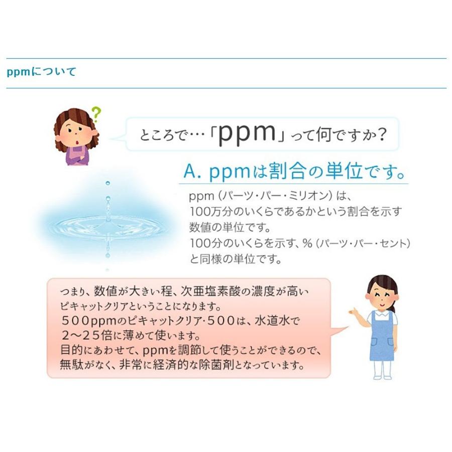 次亜塩素酸水を安全・安価に自作　ピキャットクリア生成　ロングホーススプレー付き　１００ｍｌセット |  | 12