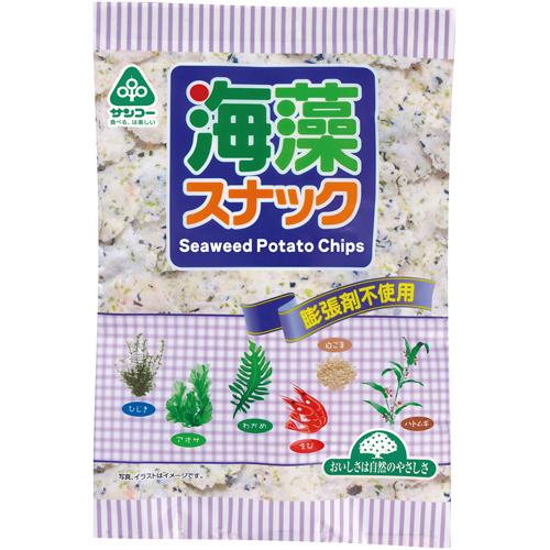無添加 海藻スナック ５５ｇ 国内産じゃがいも使用 膨張剤不使用 ２個までコンパクト便可 M A 1 有機家ヤフー店 通販 Yahoo ショッピング