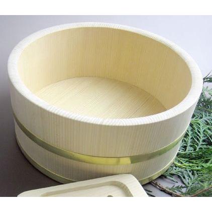 青森ヒバの湯桶「クラシカルな桶」直径235×高さ115mm (消費税10 