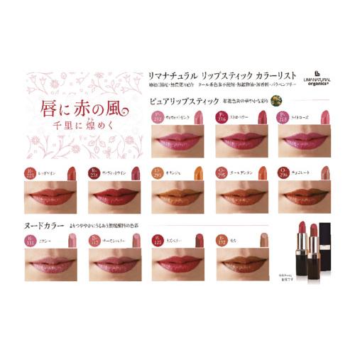 紅花色素を使用した口紅リップスティック オレンジ 系 O293 オランジュ