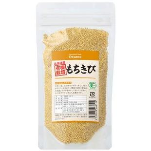 有機栽培もちきび 200g　有機JAS（無農薬・無添加）　国内産100％（北海道産）　２個までネコポス便可　オーサワジャパン｜yuukiya0097