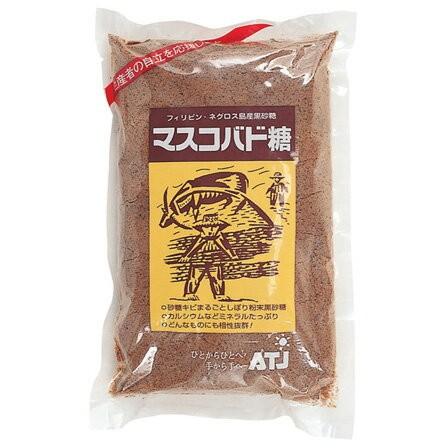 マスコバド糖　５００ｇ IFAT（国際フェアトレード連盟）認定 黒砂糖　3個までコンパクト便可｜yuukiya0097