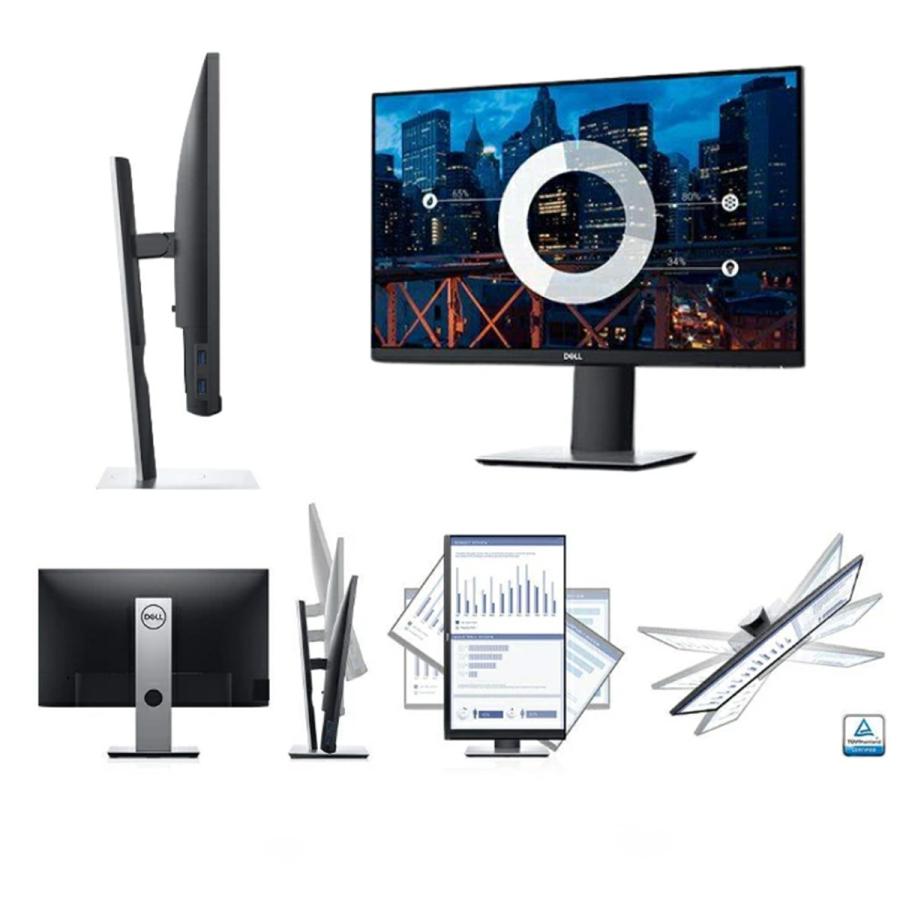 DELL（デル） 画面回転 高さ調節 液晶モニター DELL P2419H 23.8