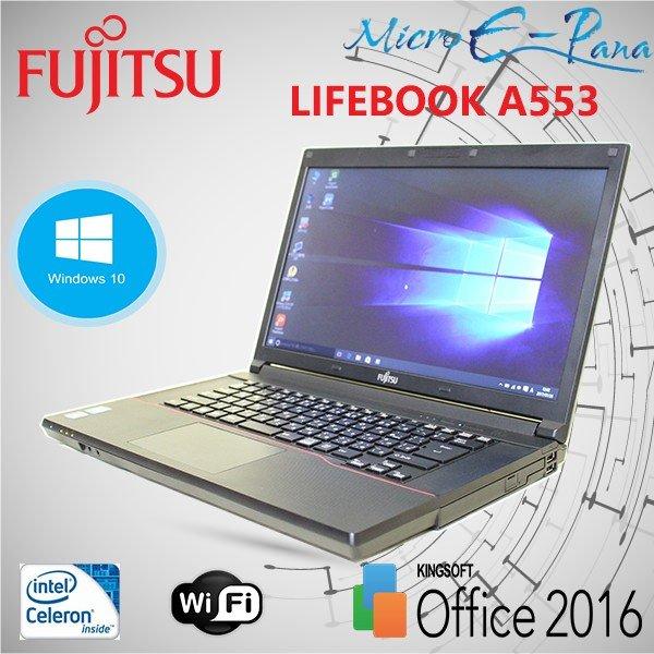 LIFEBOOK A4型ノート Windows 10 富士通 A553シリーズ Intel Celeron 