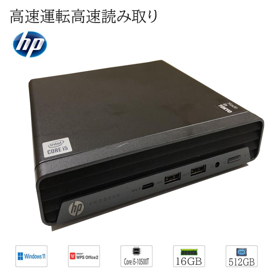 HP製Windows11 小型デスクトップPC