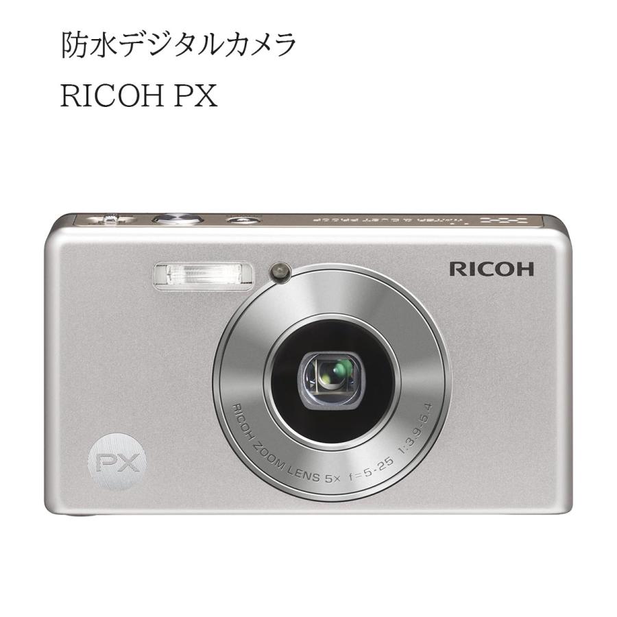 防水デジタルカメラ　RICOH PX シルバー 未使用 リコー（RICOH） 【中古品】 防水デジタルカメラ PX シャンパン