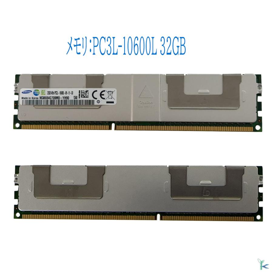 Samsung 32GB PC3L-10600R メモリー 4枚セット 処分価格 Samsung 32GB
