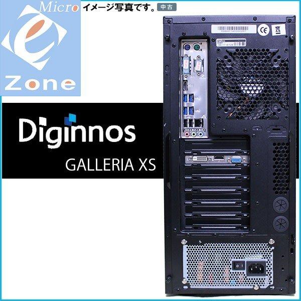 Windows10 Diginnos GALLERIA XS ゲームPC Intel Core i7 4790 3.60GHz 8GB SSD  128GB + HDD 1TB NVIDIA GeForce GTX750Ti DVDマルチ 無線LAN