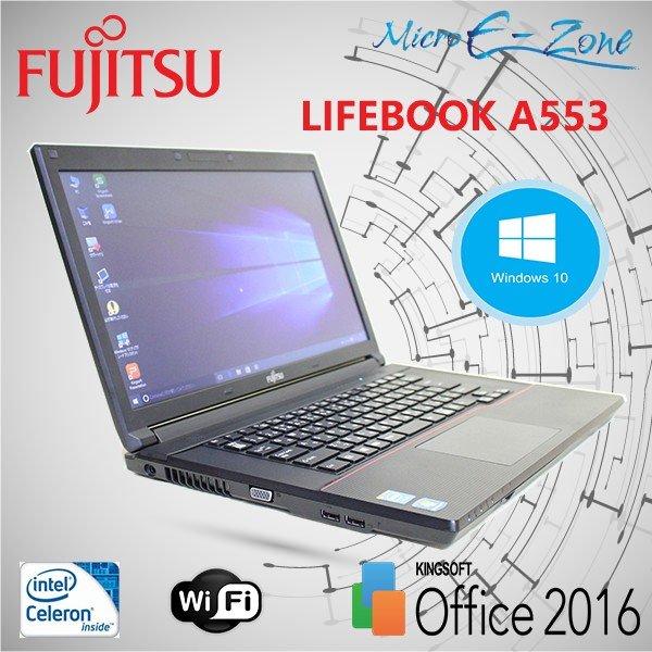LIFEBOOK A4型ノート Windows 10 富士通 A553シリーズ Intel Celeron