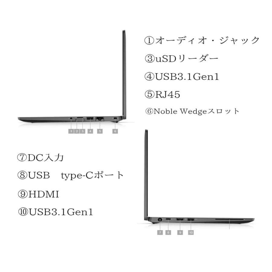 DELL Windows 11 中古ノートパソコン モバイル 13.3型 Latitude DELL Windows 11 中古ノートパソコン モバイル 13.3型 Latitude