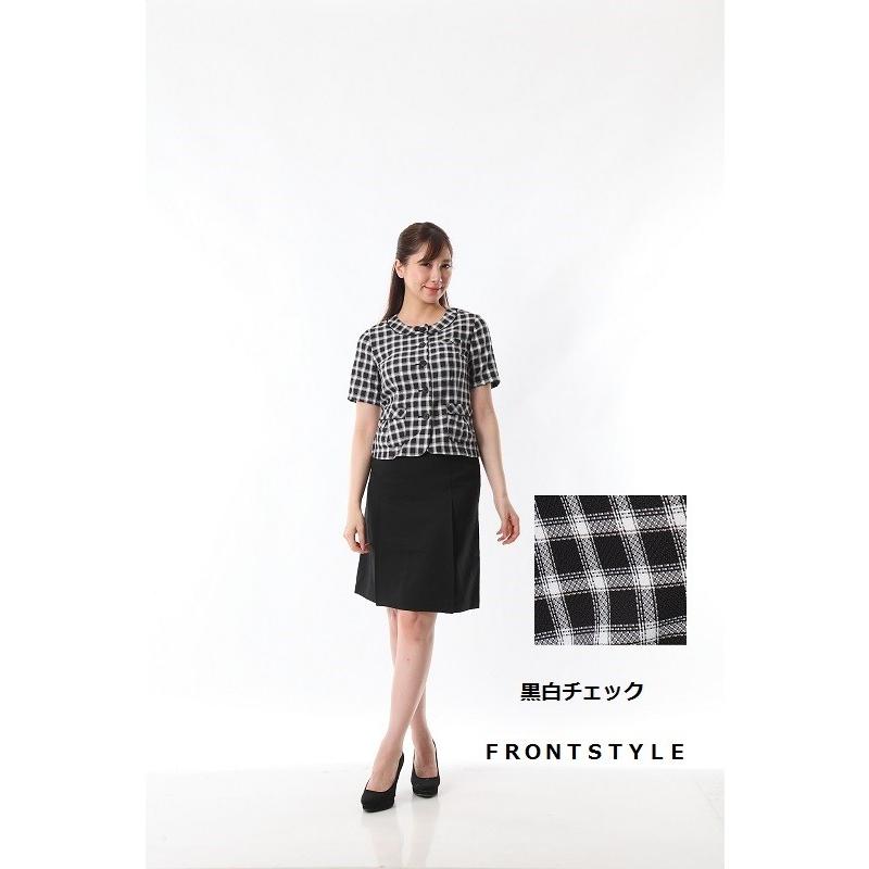 【送料無料】【あすつく】【事務服】オーバーブラウススーツ/事務服/制服/上下/5号7号9号11号13号15号17号19号/小さいサイズ/大きいサイズ|yuuma|02