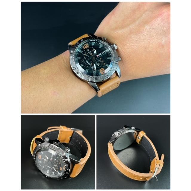 腕時計　時計　レザーベルト　クォーツ レザー アナログ　革 メンズ オシャレ ウォッチ フォーマル　入学式　卒業式　男女兼用　ファッション時計 |  | 02