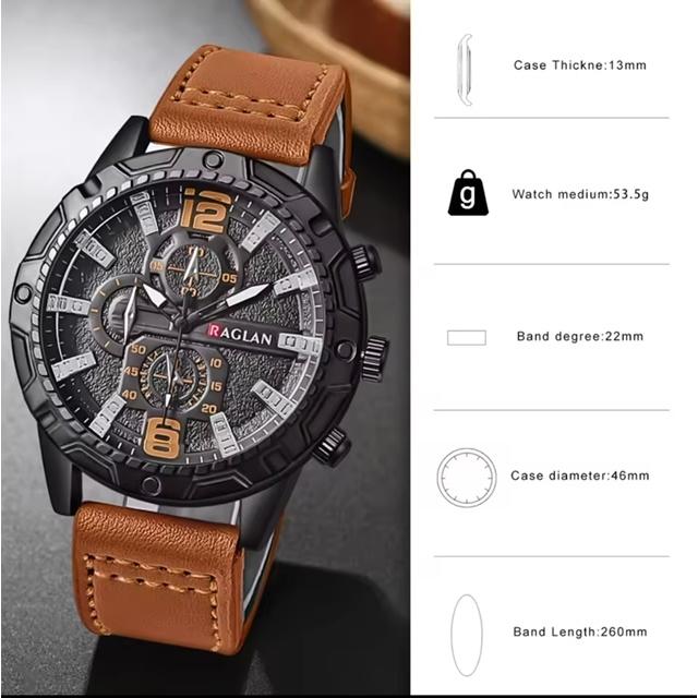 腕時計　時計　レザーベルト　クォーツ レザー アナログ　革 メンズ オシャレ ウォッチ フォーマル　入学式　卒業式　男女兼用　ファッション時計 |  | 04