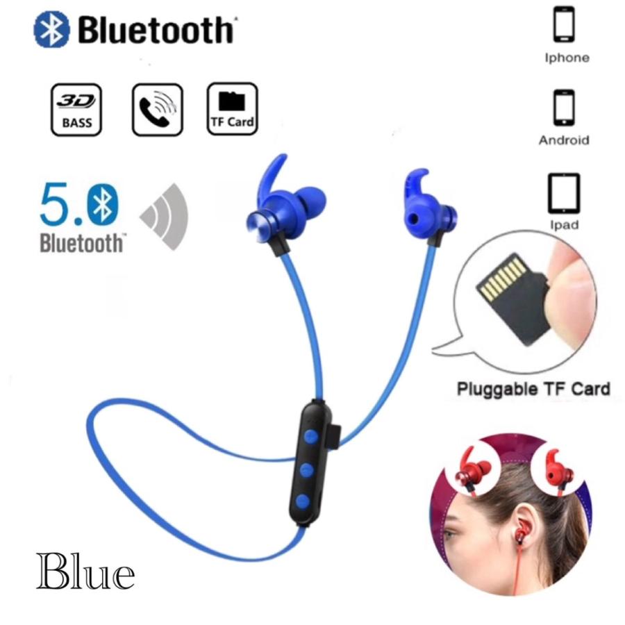 イヤホン　Bluetooth 両耳 ワイヤレス マイク TF無線 マグネット音楽　ゲーム 電話 ハンズフリー通話 両耳 USB 充電 パソコン　イヤホンマイク 両耳 テレワーク｜yuumart25｜02