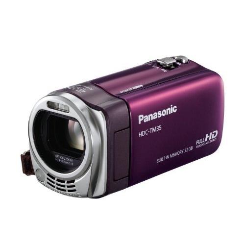 人気のクリスマスアイテムがいっぱい！ 中古 パナソニック HDC-TM35-V バイオレット デジタルハイビジョンビデオカメラ ビデオカメラ
