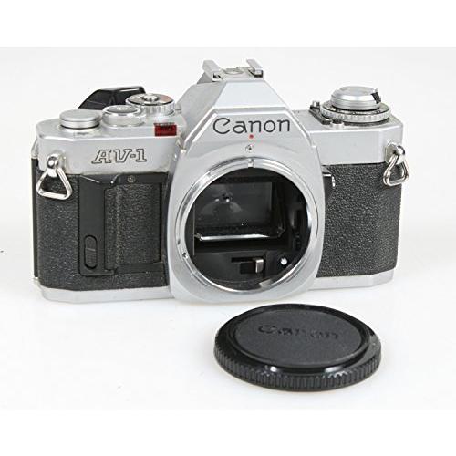速くおよび自由な 35mm AV-1 Canon 中古 フィルムカメラSLRボディW 作業 /ボディキャップ 一眼レフカメラ（フィルム）