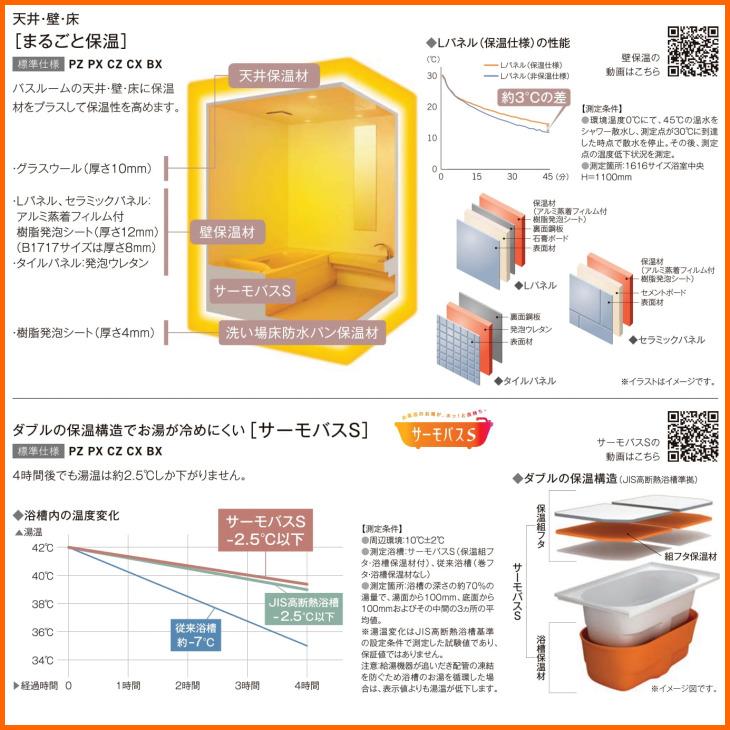 ※別途浴室暖房機付有！　リクシル　システムバスルーム　戸建用　40％オフ　B1717　海外発送可　送料無料　S　スパージュ　基本仕様　CXタイプ