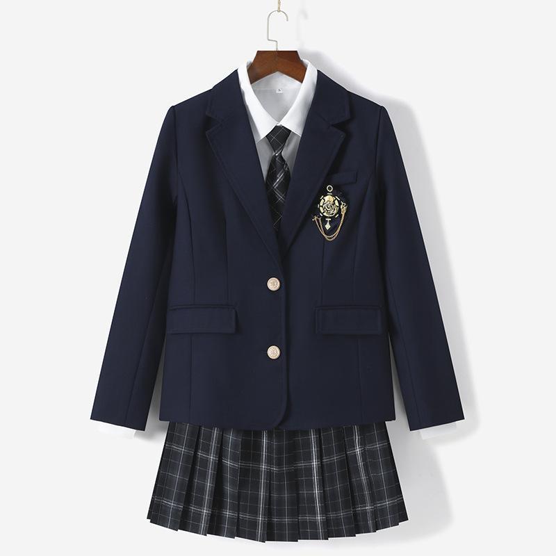 制服 ブレザー 女子 スクールブレザー レギュラータイプ 高校 学生 中学 通学 ジャケット アウター 紺 ブレザー 学生服 2ボタン｜yuuu-store｜12