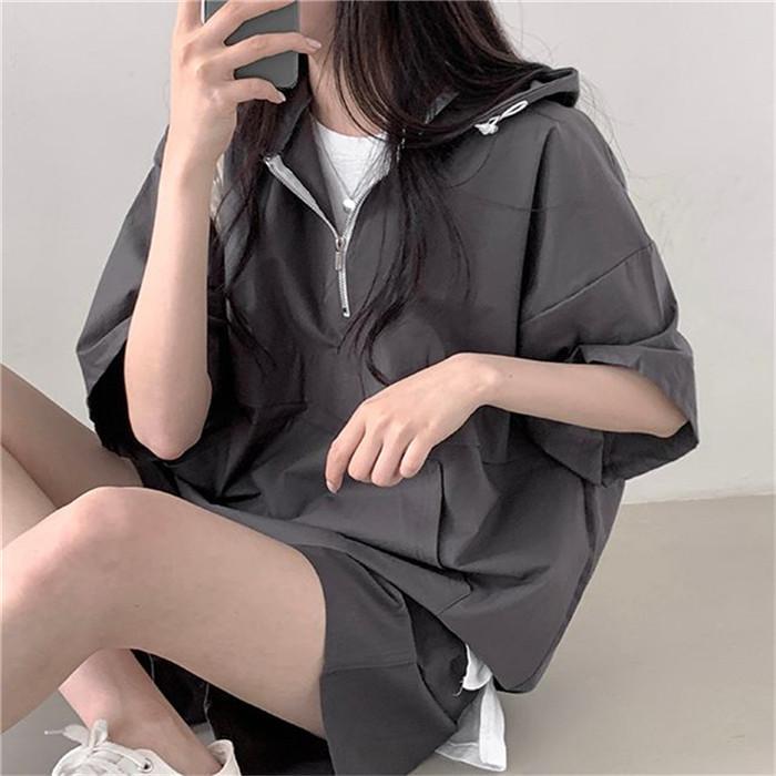 セットアップ レディース 夏服 半袖パーカー ショートパンツ セットアップ レディース 夏服 半袖パーカー ショートパンツ