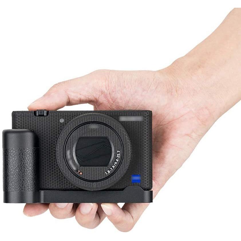 JJC 金属 ハンドグリップ バッテリーグリップ Sony VLOGCAM ZV-1 カメラ対応 マイク と LEDフィルライト取り付け可能｜yuuuuuki-store｜10