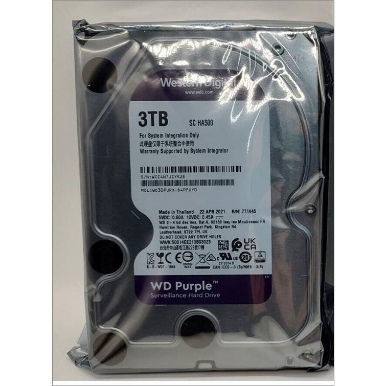 Ổ Cứng HDD Western Digital 6TB 3.5 Sata 3 64MP WD60PURZ - Hàng Chính Hãng - Ổ cứ