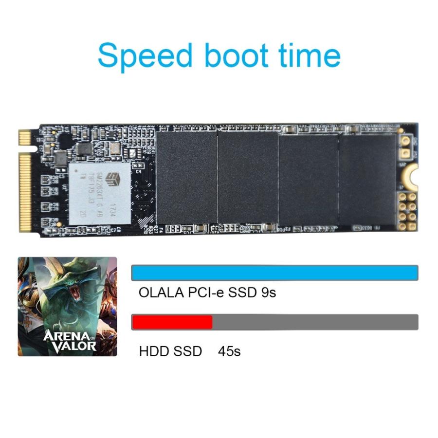 送料無料 オララ M.2 PCIe SSD 120 ギガバイト 240 ギガバイト 480 ギガバイト SSD M.2 PCIe NVMe 内部 SS_1