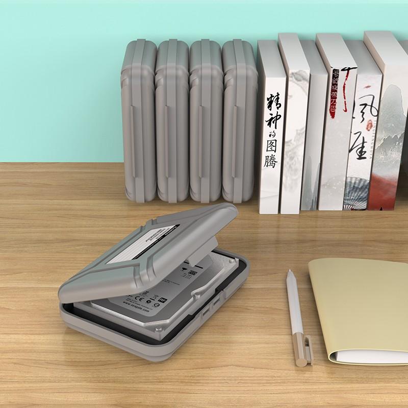 全国送料無料 PC HDD オリコ PHX-5S-GY シンプルな HDD プロテクターのための 3.5 "HDD ケースと防水機能の 5 ピース/ロットグレー