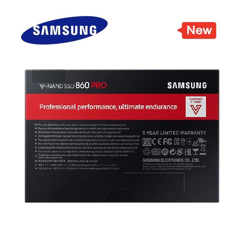 送料無料 サムスンの SSD 860 プロ 256 ギガバイト 512 ギガバイト 1 テラバイト内部ソリッドステートディスクドライブ Sataiii