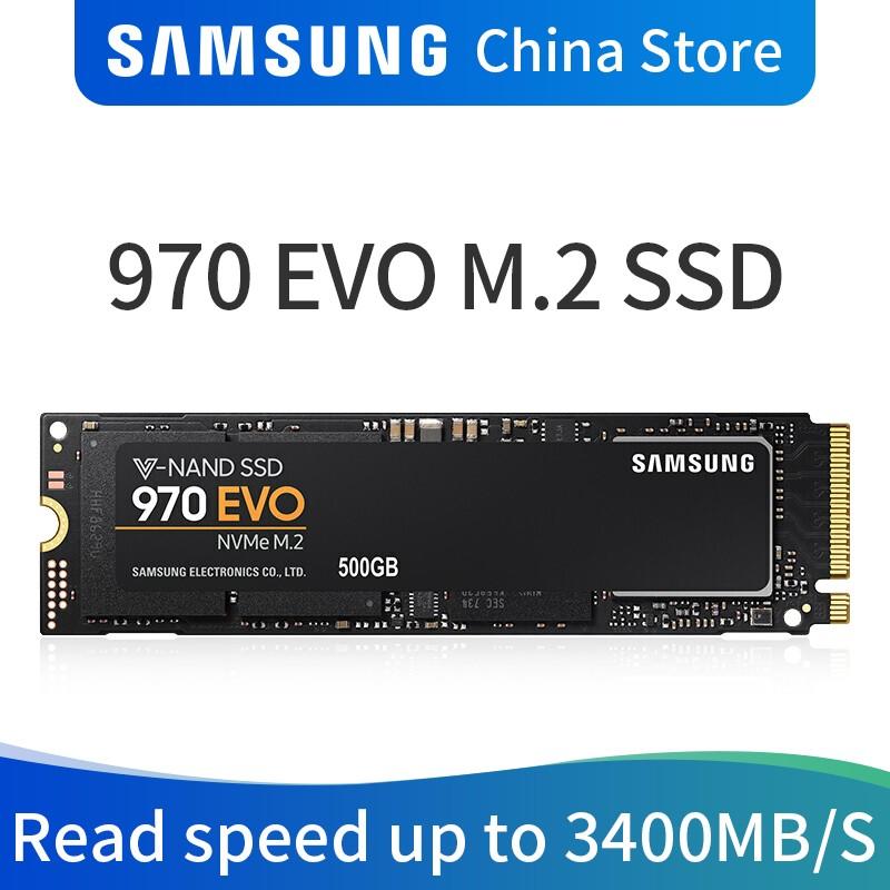 送料無料 サムスン 970 Evo M.2 SSD 250 ギガバイト 500 ギガバイト 1 テラバイト nvme m2 pcie 内蔵ソリッドステ