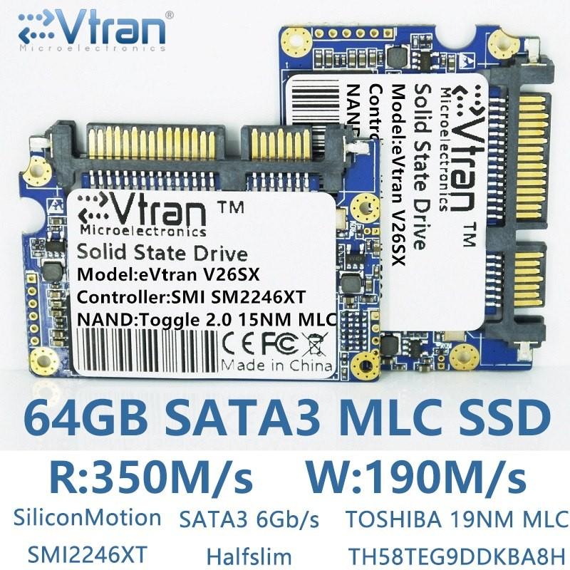 送料無料 Evtran V26SX 16グラム32グラム64グラム128グラムのssd mlc sata3 halfslim ssd sataソリッド_2