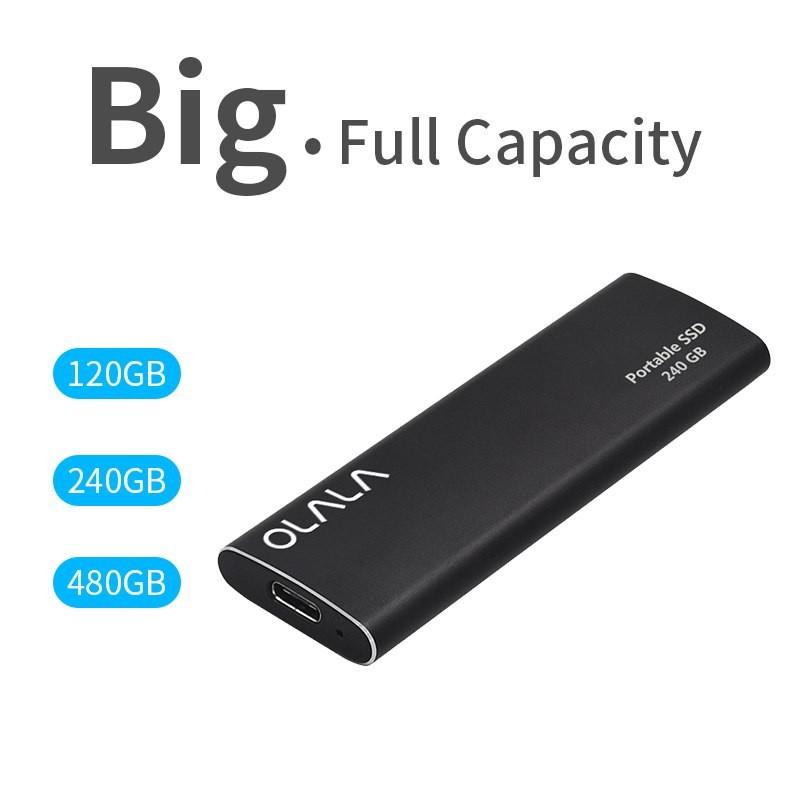 送料無料 オララ外部 SSD PM30C 120 ギガバイト 240 ギガバイト 480 ギガバイトタイプ C USB 3.1 世代 2 ポータブル