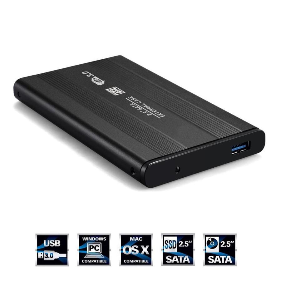 全国送料無料 PC HDD Etmakit 高品質真新しい外部 SSD 2.5 インチ USB 3.0 ハードディスクドライブのエンクロージャ ...