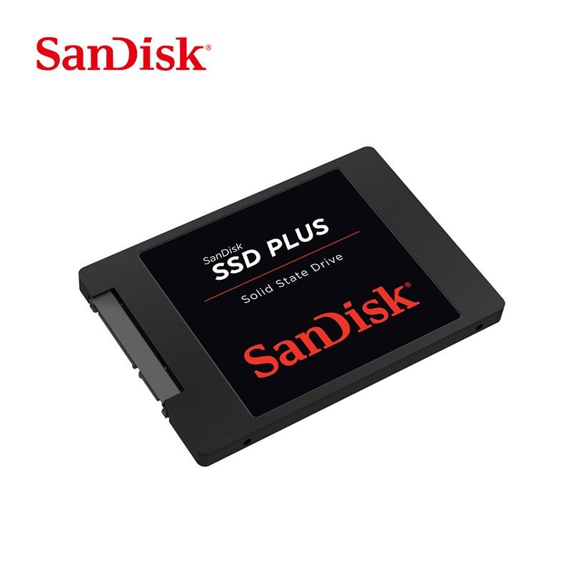 送料無料 サンディスク SSD プラス内部ソリッドステートハードドライブのディスクの Sata III 2.5 "120 ギガバイト 240