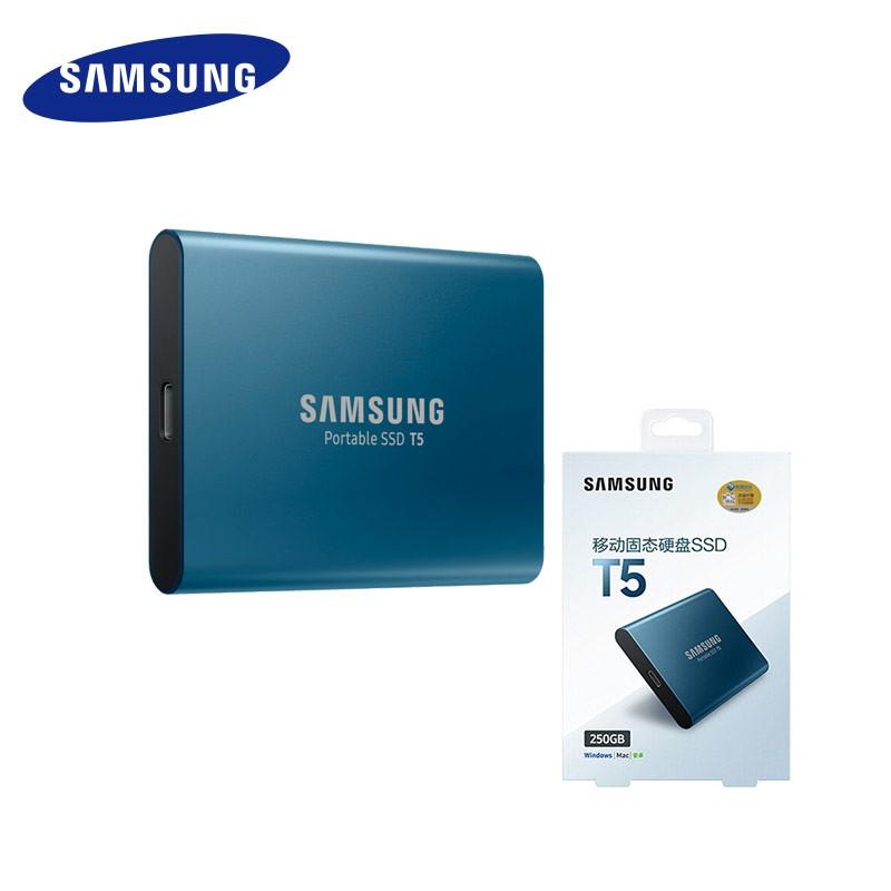全国送料無料 PC HDD サムスン外部 SSD T5 USB3.1 USB3.0 250 ギガバイト 500 ギガバイト 1 テラバイトハードドライブ外部ソリッドステートドライブ HDD デスク