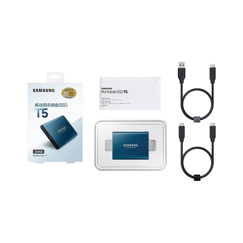 全国送料無料 PC HDD サムスン外部 SSD T5 USB3.1 USB3.0 250 ギガバイト 500 ギガバイト 1 テラバイトハードドライブ外部ソリッドステートドライブ HDD デスク