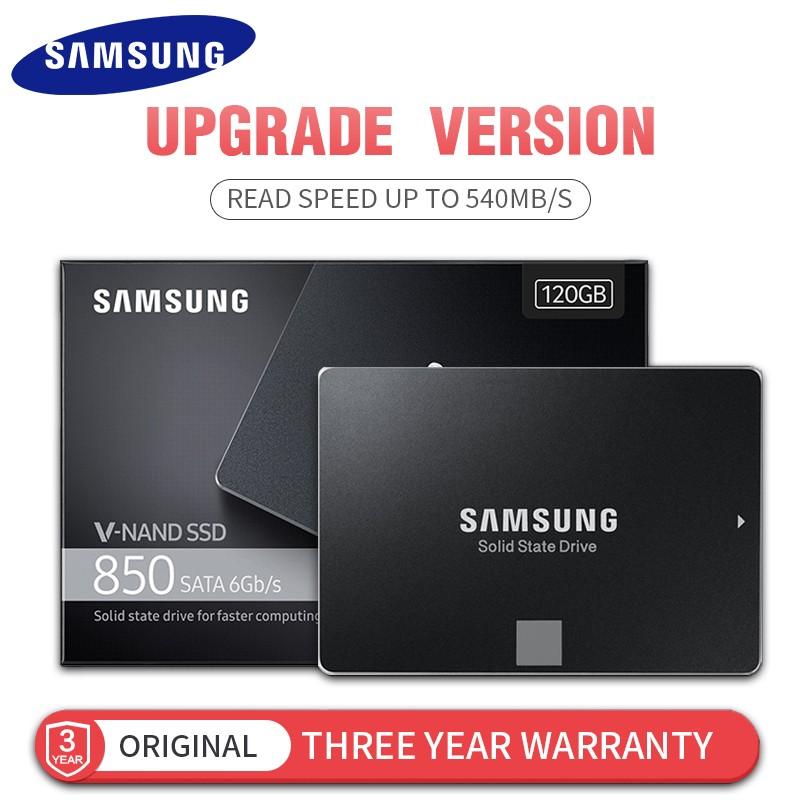 送料無料 サムスン新しいバージョン本物120ギガバイト850 sata 6ギガバイト/秒内部ソリッドステートディスクr/w速度まで540メガバイト/秒