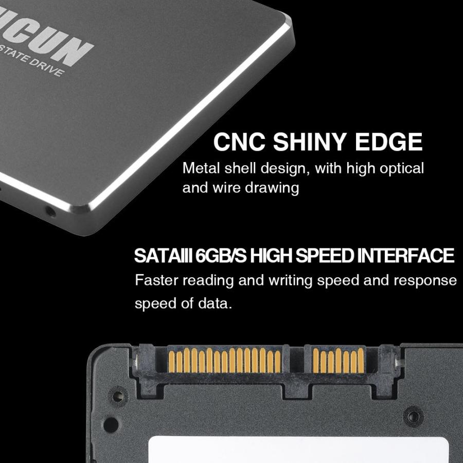 送料無料 Yucunブランドsataiii ssd 16ギガバイト32ギガバイト60ギガバイト90ギガバイト120ギガバイト内部ソリッド状態ドライブ2_1