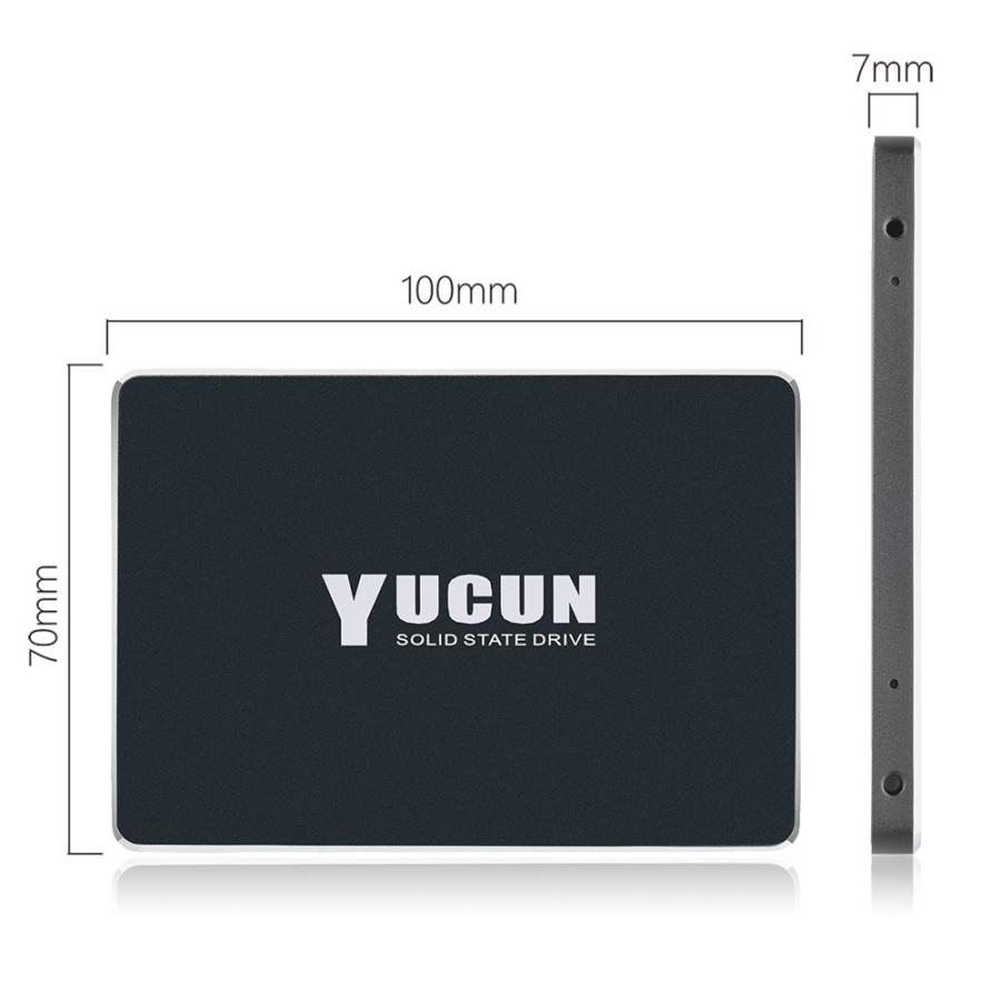 送料無料 Yucunブランドsataiii ssd 16ギガバイト32ギガバイト60ギガバイト90ギガバイト120ギガバイト内部ソリッド状態ドライブ2_2