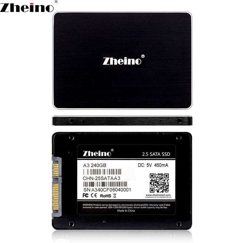 送料無料 Zheino SSD SATA3 240 ギガバイト 256 ギガバイト 2.5 インチ内部ソリッドステートドライブ 7 ミリメートル Ss