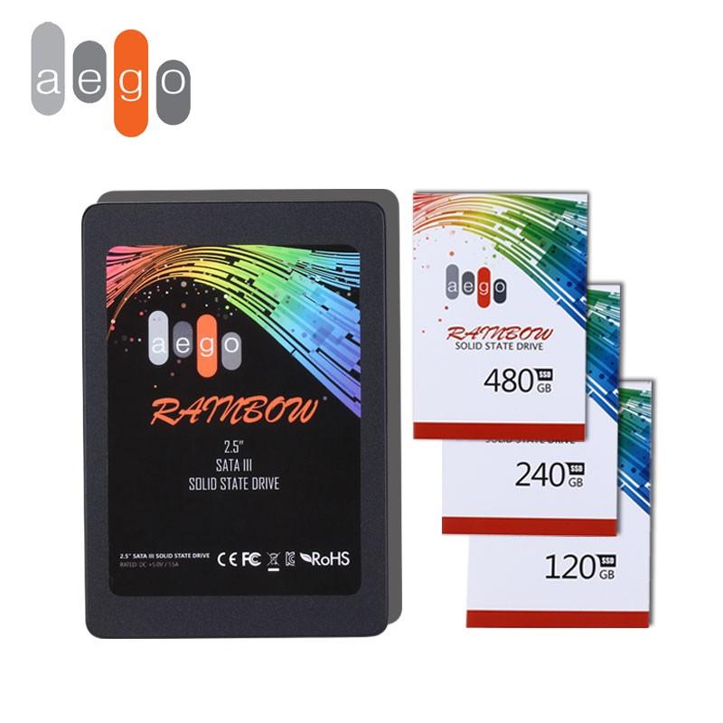 送料無料 AEGO 高品質 SSD 120 ギガバイト 240 ギガバイト 480 ギガバイト内部ソリッドステートディスク SATA3 ハードドライブ