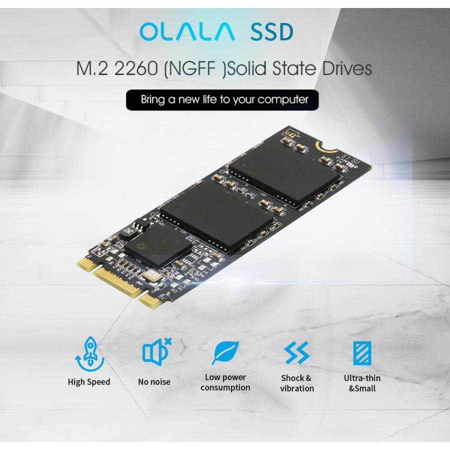送料無料 オララ M.2 SSD 120 ギガバイト 240 ギガバイト 480 ギガバイト SSD 22*60 ミリメートル内部ソリッドステートドラ