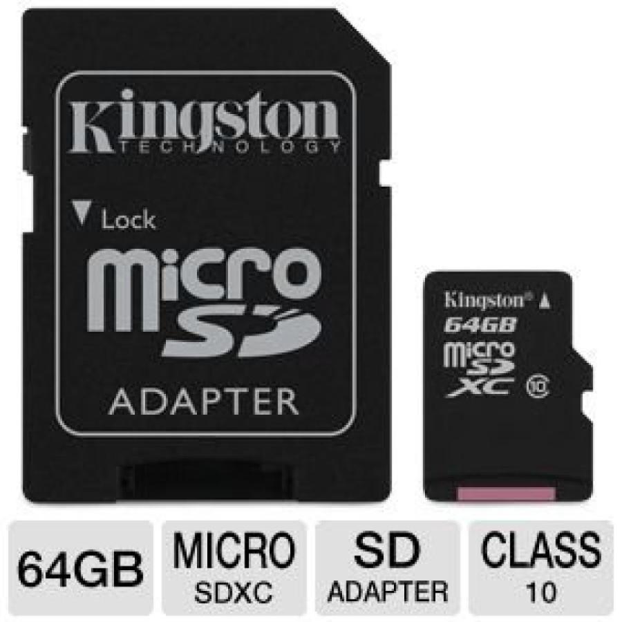 全国送料無料 パソコン ストレージ プロフェッショナル キングストン 64 GB MicroSDXC ソニー XPERIA Z5 プレミアム カスタム書式設定と標準の SD