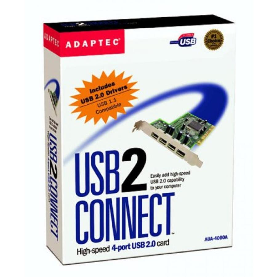 全国送料無料 パソコン ストレージ Adaptec 2000300 USB 2.0 4 口カード キット