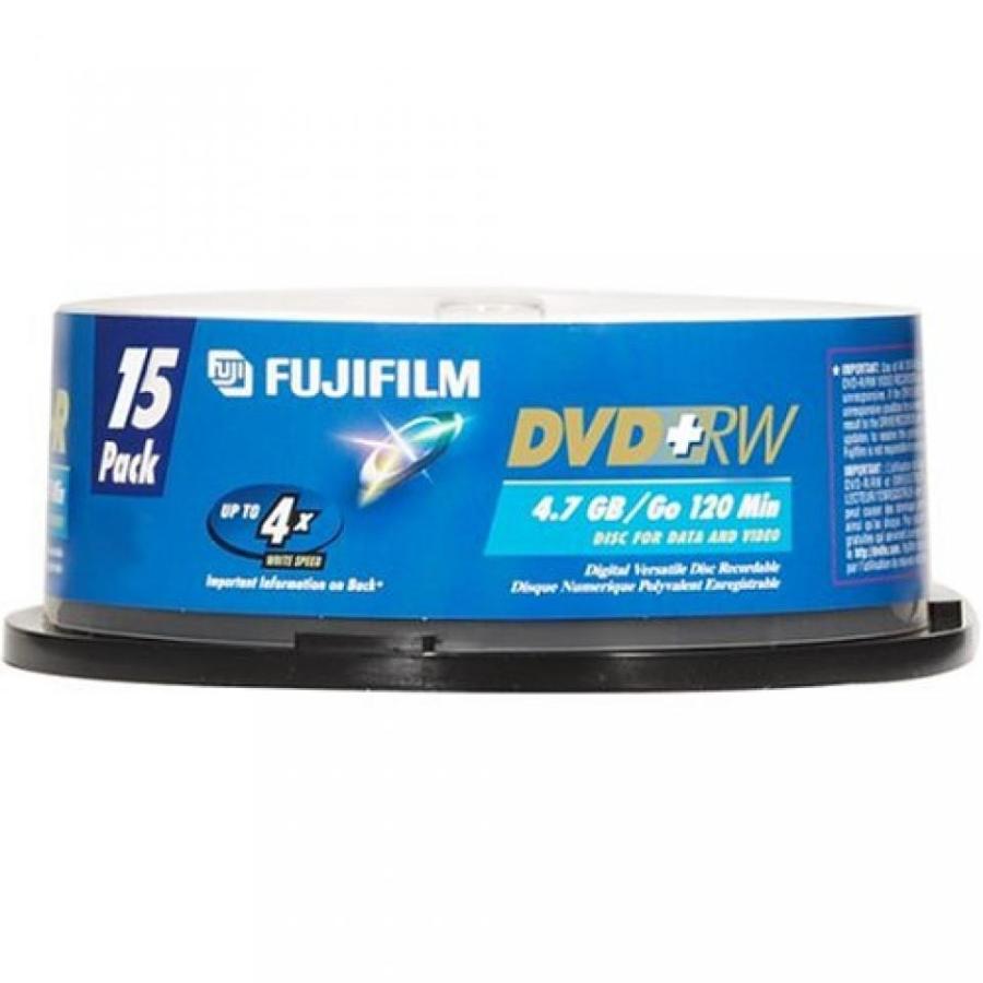 全国送料無料 パソコン ストレージ 富士 DVD + RW の書き換え可能な 4.7 GB/120 分ディスク (15 パック スピンドル)