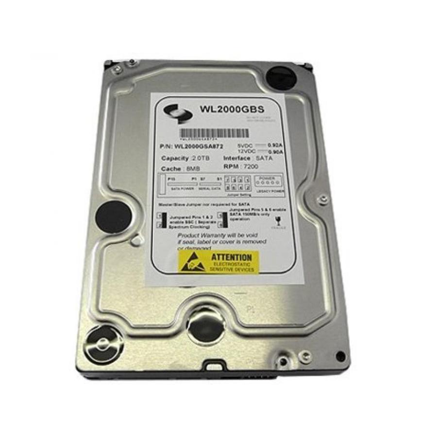 全国送料無料 パソコン ストレージ ホワイト ラベル 2 TB 8MB キャッシュ 7200 RPM SATA300 3.5 インチのデスクトップのハード ドライブ - 1 年保証付け