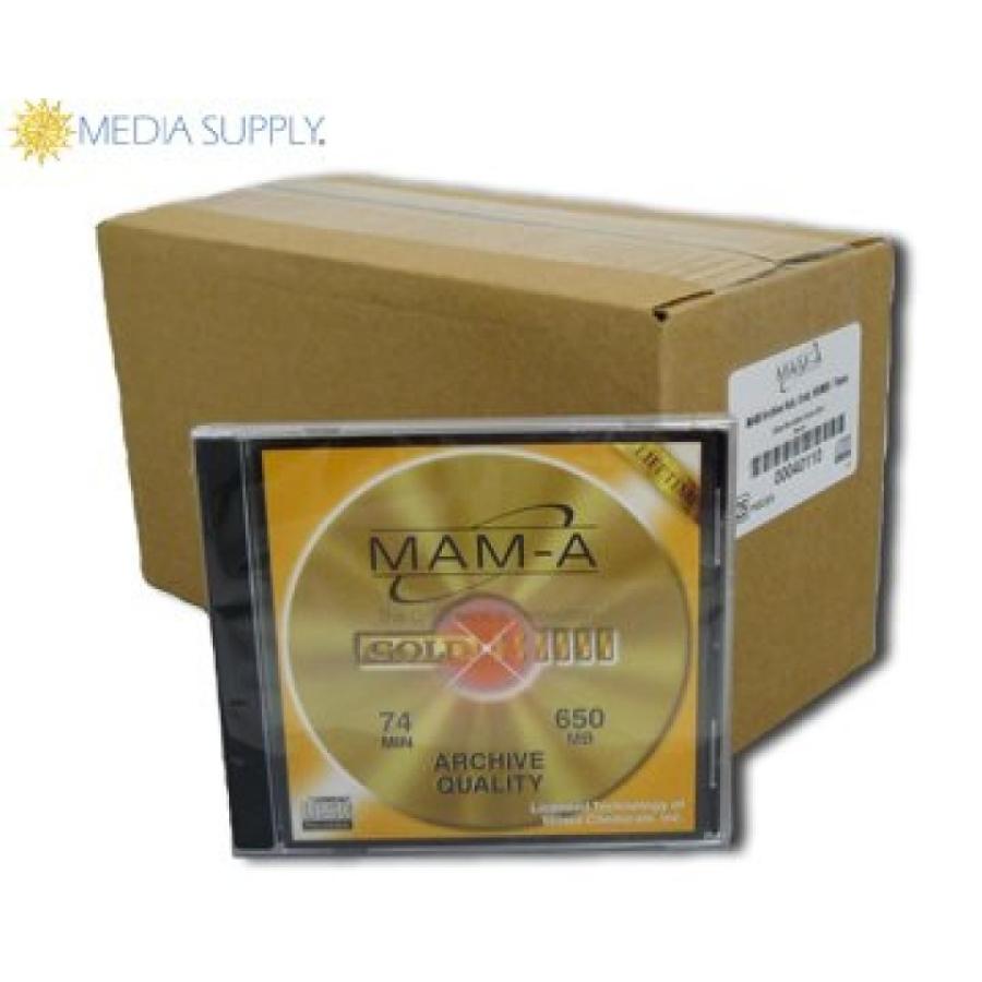 全国送料無料 パソコン ストレージ ゴールド アーカイブ 74 分 CD-R に-ジュエル ケース - 10 Pack のロゴ