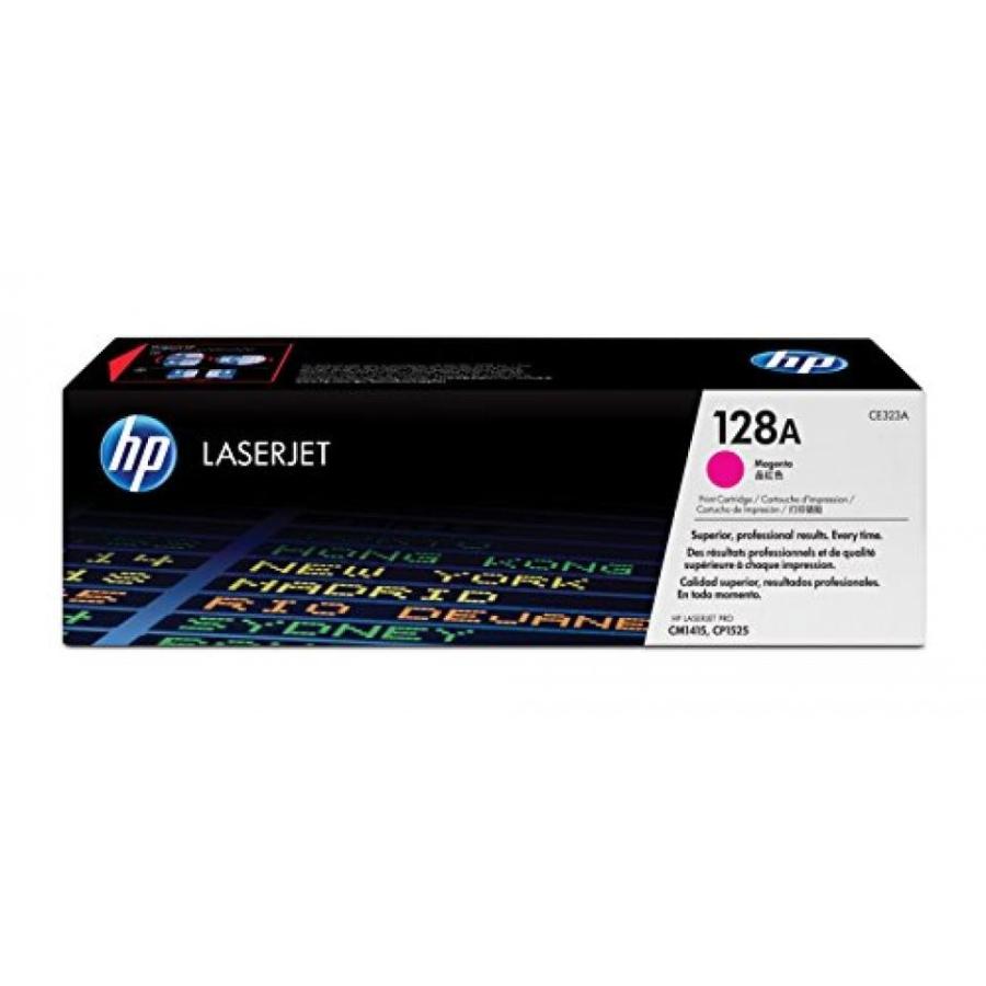 全国送料無料 パソコン ストレージ HP 128 a (CE323A) 元 LaserJet トナー カートリッジ マゼンタ